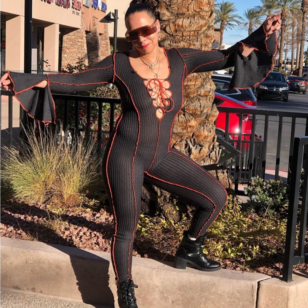 Knit jumpsuit